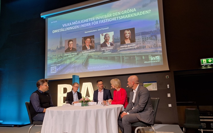 Panelsamtal under Business Arena