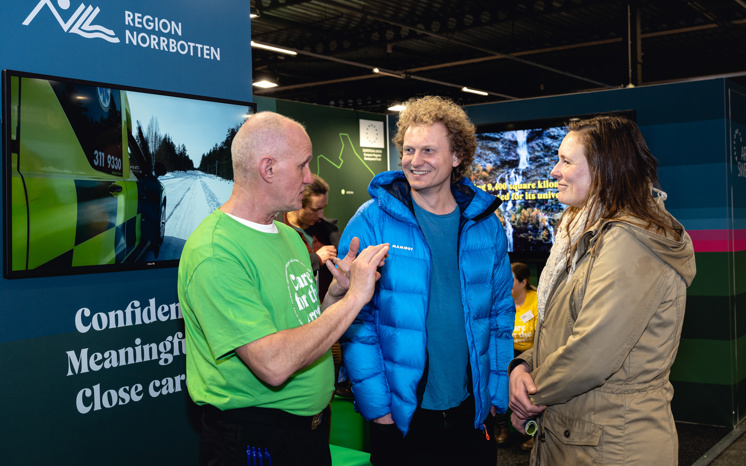 IVA-sjuksköterskan Stephanus Vermeul flyttade från Nederländerna och jobbar på Gällivare sjukhus.