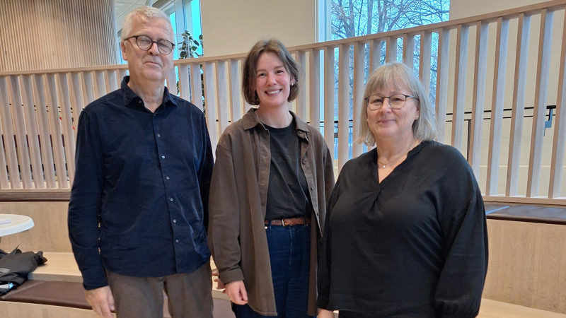 Bild föreställande Helge Lunde, Annica Löfling och Annika Strömberg.