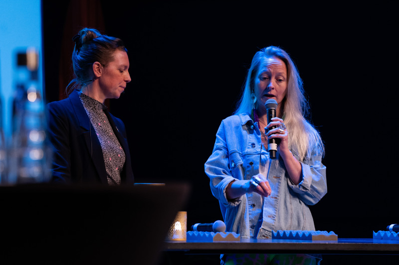 Talare på scen under Kulturkraft