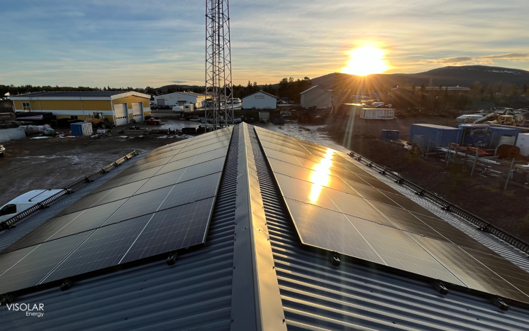 Solceller Gällivare Foto Visolar Energy