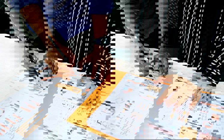 Analyserar data Unsplash
