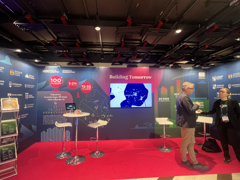 Norrbottens monter på Business Arena i Umeå