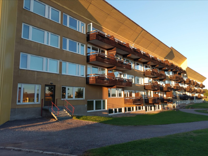 Flerbostadshus i Svappavaara.