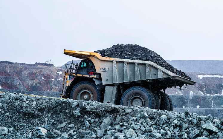 Dumper med stenkross, Kaunis Gruva