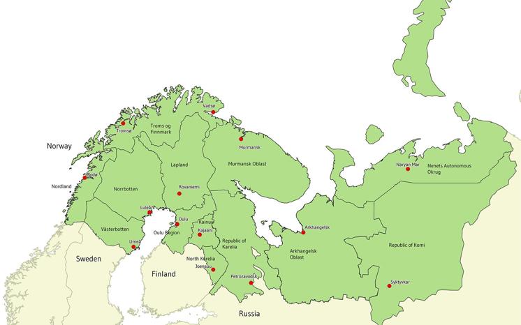 Barents Region Capitals 2020 Web Artic Centre University Of Lapland