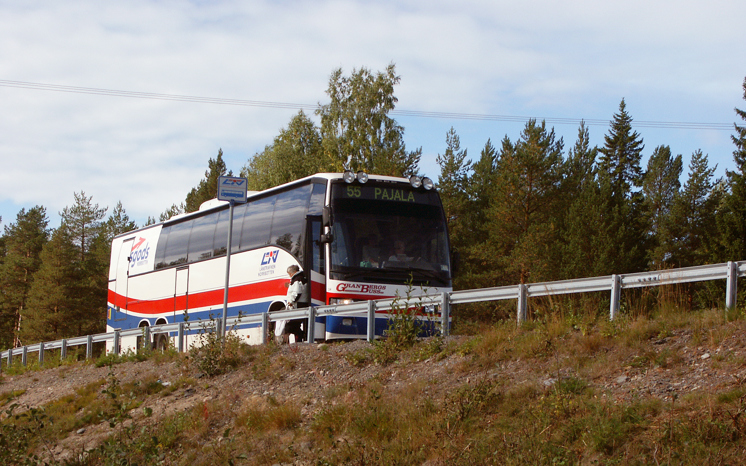 Buss vid hållplats, Roland Magnusson