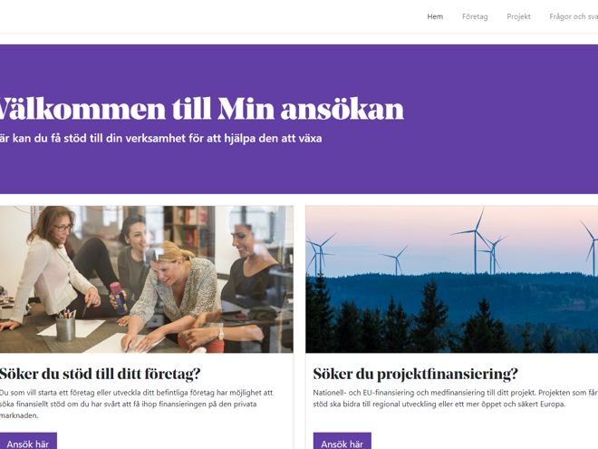 Min Ansökan