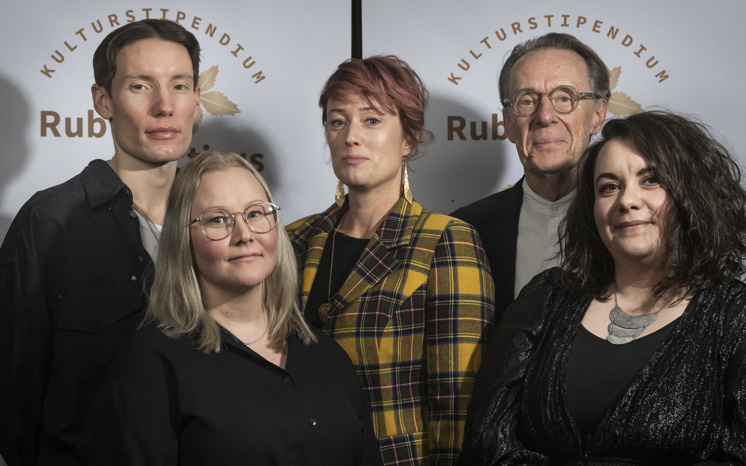 Gruppbild närmare Rubus Arcticus 2024