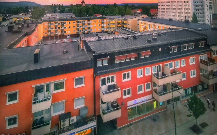Hyreshus i centrala Boden