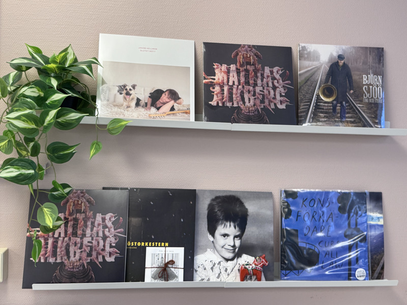 Album med några musiker BD Pop jobbat med.